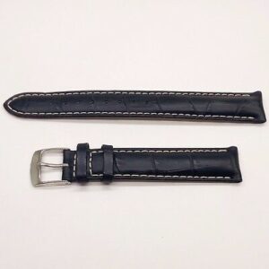 Cinturino HAMILTON Pelle Nero con Stampa Coccodrillo