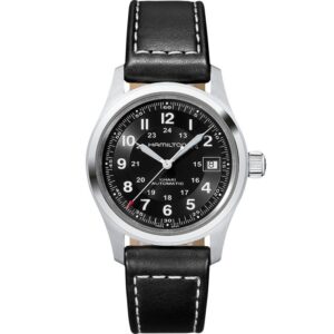 immagine frontale orologio hamilton khaki field