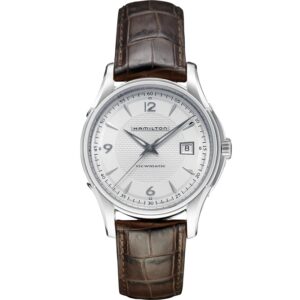 immagine frontale orologio hamilton jazzmaster viewmatic automatico