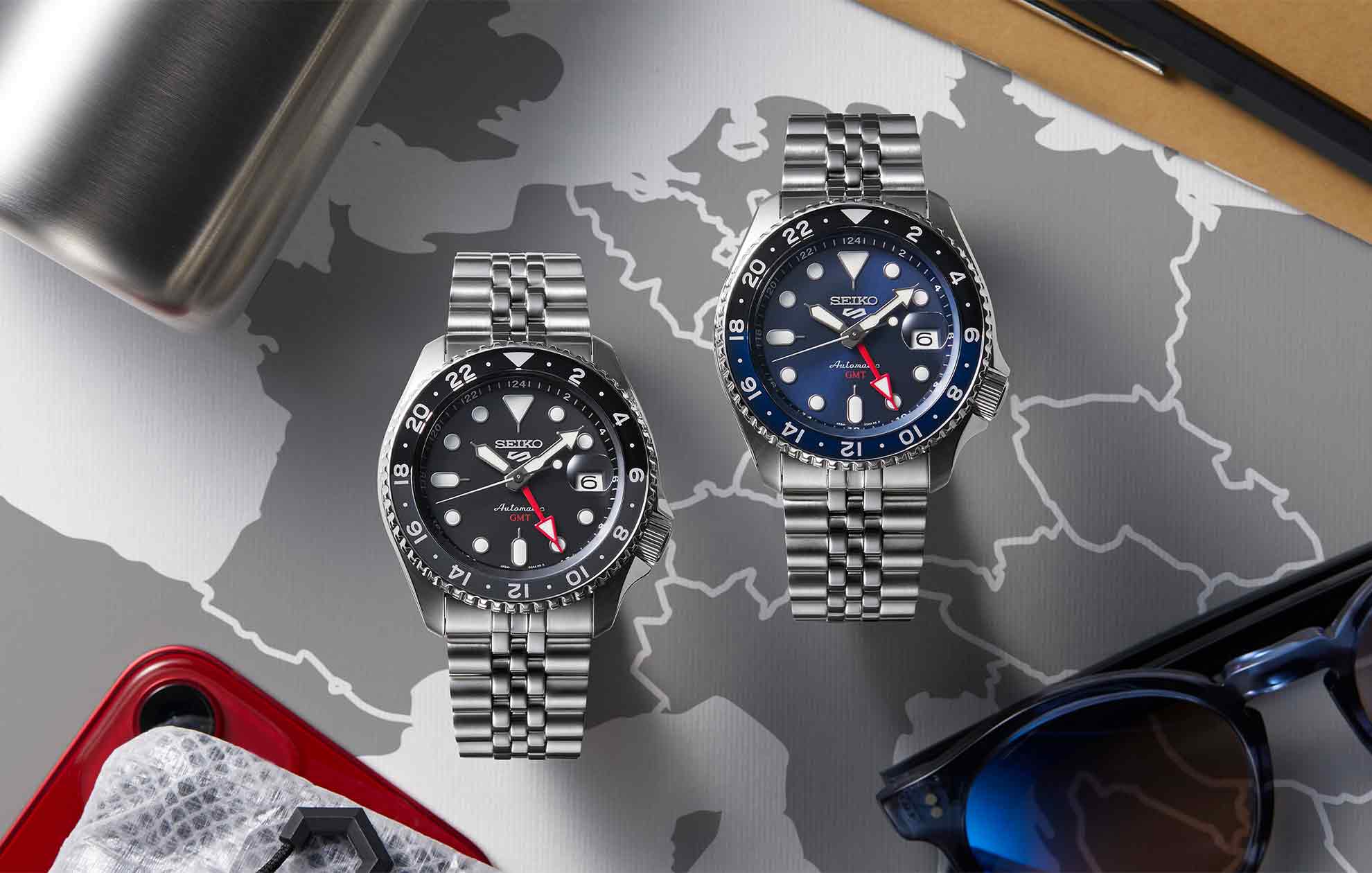 Seiko 5 Sports amplia i suoi orizzonti con una nuova serie GMT