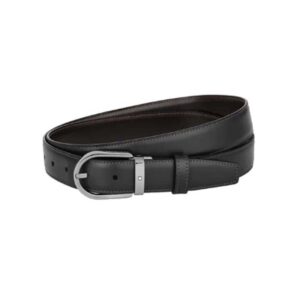 Questa immagine rappresenta una cintura di pelle nera
