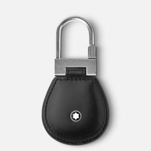Questa immagine rappresenta un portachiavi nero di Montblanc