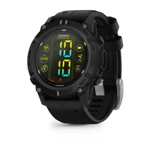 questa è l'immagine frontale dell'orologio garmin descent g2 con quadrante amoled di mm 45