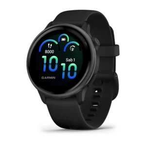 Questa è l'immagine frontale dell'orologio garmin vivoactive 6 nero