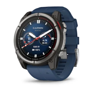 Questa è l'immagine frontale dell'orologio garmin quatix 8 con quadrante di mm 51 e schermo amoled