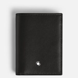 Questa è l'immagine frontale del portafoglio mini di montblanc a 4 scomparti